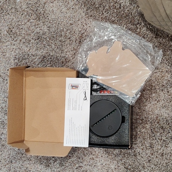 NEW 3D Sonic Hedgehog Anime Night Light LED Illusion Lamp Multi Color Table Lamp - Picture 4 of 7